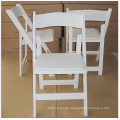 Heißer Verkauf weißer Wimbledon-Stuhl / hölzerner faltender Hochzeits-Stuhl